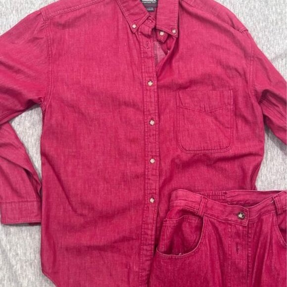 Woolrich Dress womens 6 santa fe denim made in usa 2 piece - Picture 3 of 10